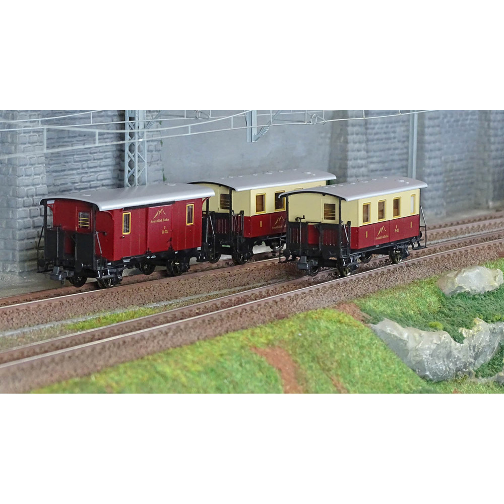Roco 6200063 Set de 3 voitures voyageurs à crémaillère, EINSTELLER, Sonnblick-Bahn Roco Roco_6200063 - 1 Roco 6200063 Set de 3 voitures voyageurs à crémaillère, EINSTELLER, Sonnblick-Bahn Roco Roco_6200063 - 1