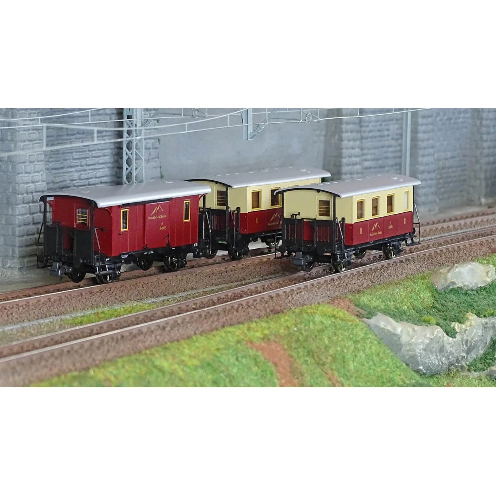 Roco 6200063 Set de 3 voitures voyageurs à crémaillère, EINSTELLER, Sonnblick-Bahn Roco Roco_6200063 - 1 Roco 6200063 Set de 3 voitures voyageurs à crémaillère, EINSTELLER, Sonnblick-Bahn Roco Roco_6200063 - 1