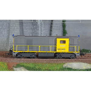 Roco 7310006 Locomotive diesel BB 62405, SNCF, livrée jaune/gris, logo Nouille, digital sonore Roco Roco_7310006 - 2
