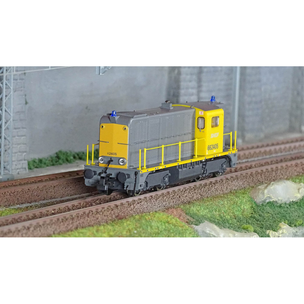 Roco 7300006 Locomotive diesel BB 62405, SNCF, livrée jaune/gris, logo Nouille Roco Roco_7300006 - 1