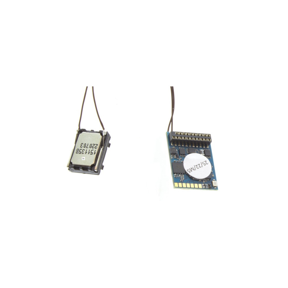 Esu 58219 Décodeur de fonctions sonore vierge Nem 660, 21 broches, Loksound Fx V5 Esu Esu_58219 - 1 Esu 58219 Décodeur de fonctions sonore vierge Nem 660, 21 broches, Loksound Fx V5 Esu Esu_58219 - 1