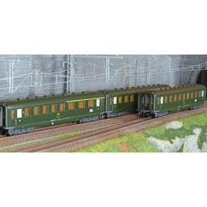 Marklin 43230 Set de 3 voitures voyageurs, SNCF, 2x 2eme classe et 1x 1ere/2eme classe Marklin Marklin_43230 - 1