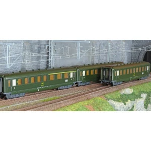 Marklin 43230 Set de 3 voitures voyageurs, SNCF, 2x 2eme classe et 1x 1ere/2eme classe Marklin Marklin_43230 - 1
