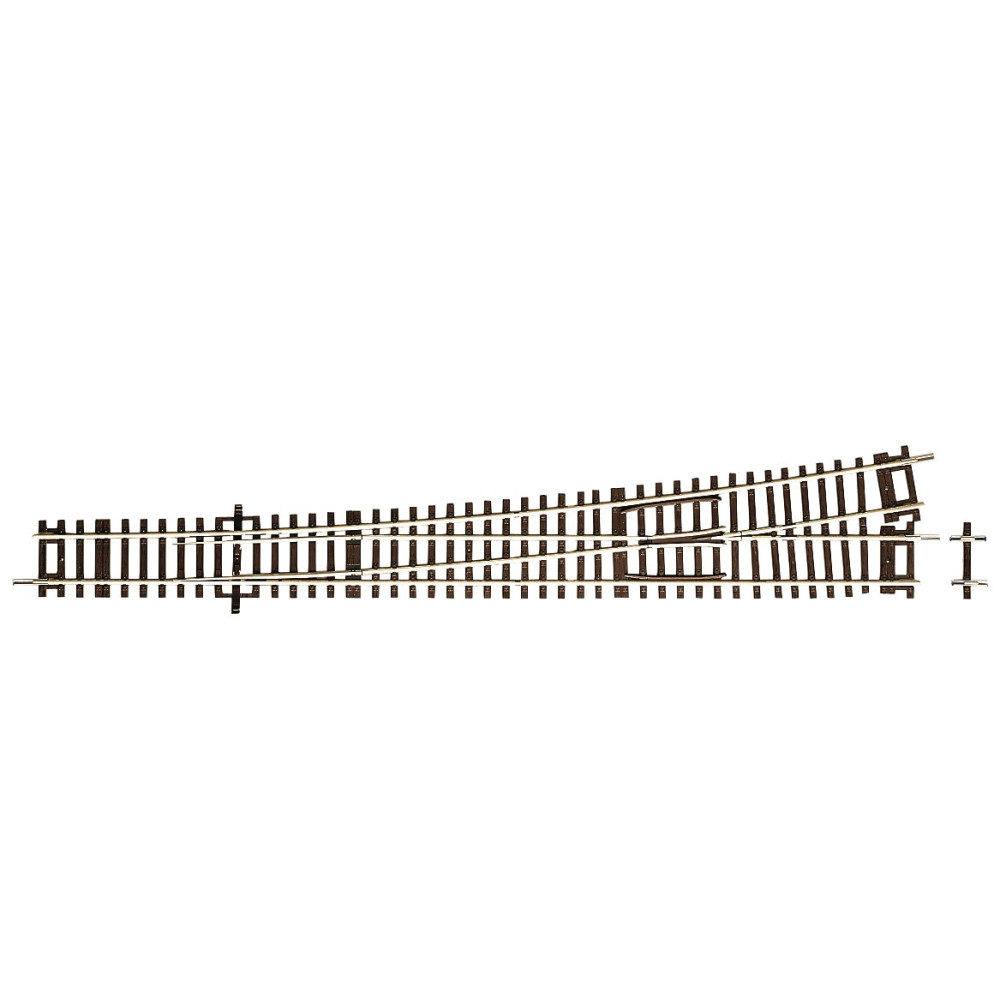 Rocoline 42490 Aiguillage long droit, à gauche 10° Wl10 Roco Roco_42490 - 1