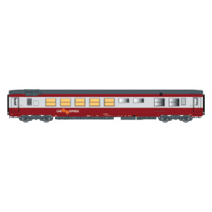 LS Models 40107 Voiture restaurant Gril Express, rouge / gris métal, SNCF, logo GE orange, éclairée Ls models LSM_40107 - 1