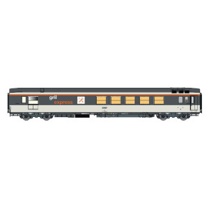 LS Models 40145 Voiture restaurant Gril Express, livrée corail, logo encadré, SNCF, éclairée Ls models LSM_40145 - 1