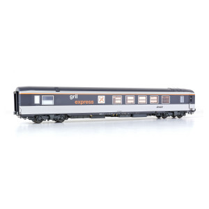LS Models 40146 Voiture restaurant Gril Express, livrée corail, logo nouille, SNCF, éclairée Ls models LSM_40146 - 1
