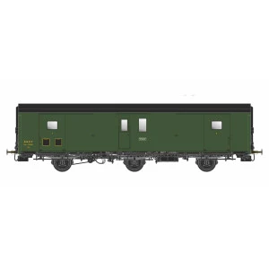 Models World 103 Wagon fourgon 3 essieux, PLM, Dqd2m, Vert 306, ep.IIIc-d, feux fin de convoi Models World MW_103 - 1