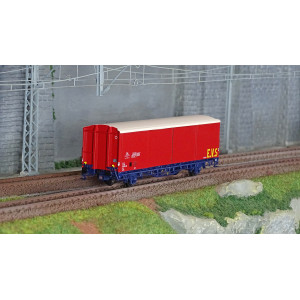 LS Models 30691 Wagon EVS, Hss, SNCF, rouge/bleu, parois planes Ls models Lsm_30691 - 1