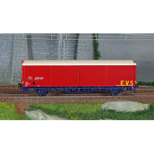 LS Models 30691 Wagon EVS, Hss, SNCF, rouge/bleu, parois planes Ls models Lsm_30691 - 2