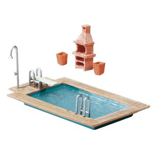 Faller 180542 Maquette, piscine et abris de jardin Faller Faller_180542 - 4