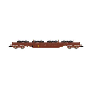 Jouef HJ6308 Wagon plat à ridelles type Res à bogies, SNCF, chargé bogies Y25 Jouef HJ6308 - 1