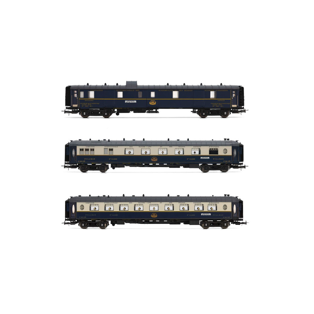 Rivarossi HR4391 Set de 3 voitures voyageurs CIWL, Edelweiss Pullman Express, DD3 / VPC Côte d´Azur / VP Étoile du Nord Rivaross Rivarossi HR4391 Set de 3 voitures voyageurs CIWL, Edelweiss Pullman Express, DD3 / VPC Côte d´Azur / VP Étoile du Nord Rivaross