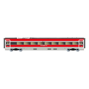 Arnold HN2621 Autorail TGV 4 éléments Frecciarossa 1000, FS, N 1/160 Arnold HN2621 - 4