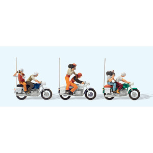 Preiser 25102 personnages, Moto TV et presse Preiser Preiser_25102 - 1