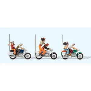Preiser 25102 personnages, Moto TV et presse Preiser Preiser_25102 - 1