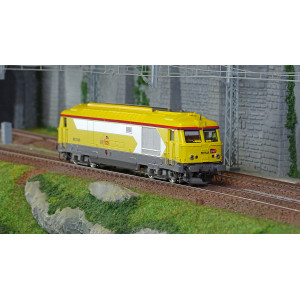 Jouef HJ2465S Locomotive diesel BB 667548, SNCF, livrée jaune INFRA, digitale sonore Jouef HJ2465S - 3