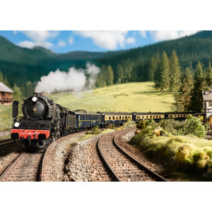 Marklin 55086 Locomotive à vapeur 241 A, série 13, noire, EST, digitale sonore, échelle 1 Marklin Marklin_55086 - 17