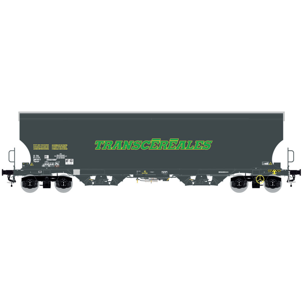 Ls Models 30591 Wagons trémie Tagnpps, gris foncé, TRANSCEREALES Ls models LSM_30591 - 1 Ls Models 30591 Wagons trémie Tagnpps, gris foncé, TRANSCEREALES Ls models LSM_30591 - 1