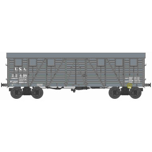 Ree Modeles WB914 Wagon TP Couvert, 2 portes, Gris, USA, ep.II Ree Modeles WB-914 - 1