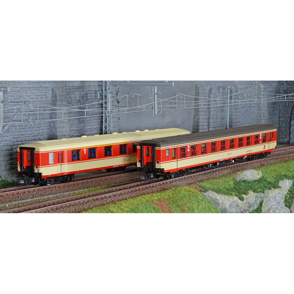 Roco 6200079 Set de 2 voitures voyageurs Arlberg-Express, ÖBB Roco Roco_6200079 - 1 Roco 6200079 Set de 2 voitures voyageurs Arlberg-Express, ÖBB Roco Roco_6200079 - 1