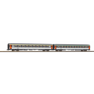Piko 94505 Set de 2 voitures Corail, 1ère et 2ème classe A10u / B11u, logo nouille, SNCF, N - 1/160 Piko Piko_94505 - 4