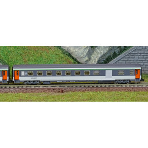 Piko 94506 Set de 2 voitures Corail, 2ème classe B11u/B6Du, logo nouille, SNCF, N - 1/160 Piko Piko_94506 - 3
