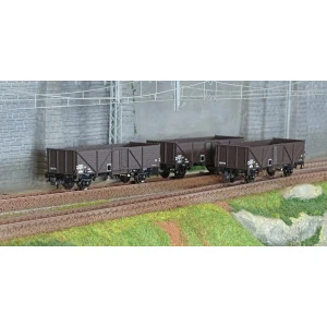 Roco 6600141 Set de 3 wagons tombereaux, type Tow "Klagenfurt", SNCF Roco Roco_6600141 - 1