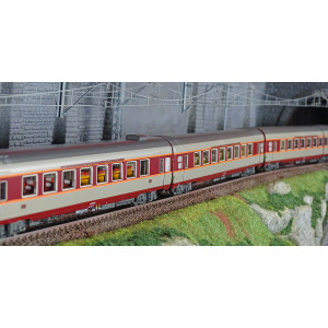 LS Models 40084DC Set de 3 voitures Grand Confort Etendard A3rtux + A8tu + A8u, livré origine, Sud-Ouest, éclairées Ls models Ls