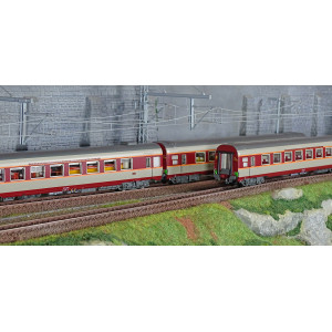 LS Models 40084DC Set de 3 voitures Grand Confort Etendard A3rtux + A8tu + A8u, livré origine, Sud-Ouest, éclairées Ls models Ls