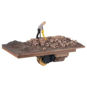 Faller 180693 Maquette, Ouvrier du bâtiment avec compresseur Faller Faller_180693 - 4