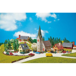 Faller 232220 Maquette, Set de Village, N - 1/160 Faller Faller_232220 - 1