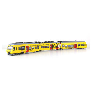 LS Models 17201DCS Autorail électrique 3 éléments RABE 525 Nina, BLS, jaune, Login, digital sonore Ls models Lsm_17201DCS - 5