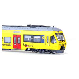 LS Models 17201DCS Autorail électrique 3 éléments RABE 525 Nina, BLS, jaune, Login, digital sonore Ls models Lsm_17201DCS - 8