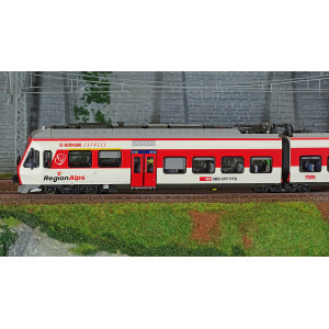 LS Models 17200DC Autorail électrique 3 éléments RA 39, SBB, Région Alps/TMR, rouge / blanc, St-Bernard Express Ls models Lsm_17