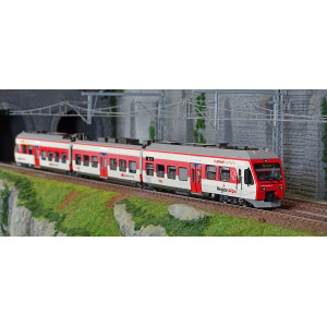 LS Models 17200DCS Autorail électrique 3 éléments RA 39, SBB, Région Alps/TMR, rouge / blanc, St-Bernard Express, digital sonore