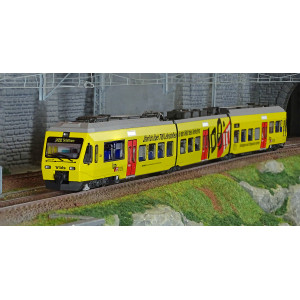LS Models 17201DCS Autorail électrique 3 éléments RABE 525 Nina, BLS, jaune, Login, digital sonore Ls models Lsm_17201DCS - 1