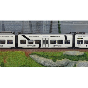 LS Models 17203DCS Autorail électrique 3 éléments RABe 525, BLS / Westside, blanc, digital sonore Ls models Lsm_17203DCS - 3