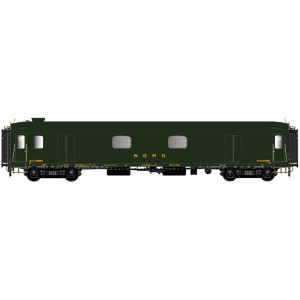 Ls Models 31204 Fourgon Dd4yi, NORD, 130km/h, vert, châssis noir, toit vert, éclairage Ls models Lsm_31204 - 1