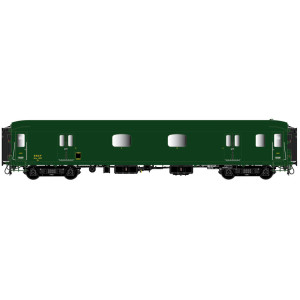 Ls Models 31206 Fourgon Dd4myi, SNCF, 140km/h, vert, châssis noir, toit vert, éclairage Ls models Lsm_31206 - 1