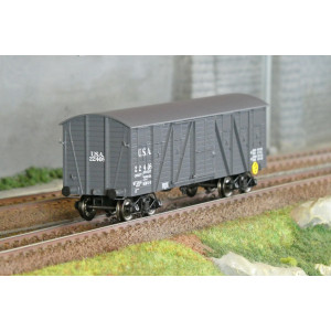 Ree Modeles WB914 Wagon TP Couvert, 2 portes, Gris, USA, ep.II Ree Modeles WB-914 - 1