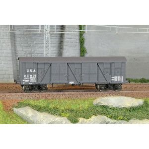 Ree Modeles WB915 Wagon TP Couvert, 4 portes, Gris, USA, ep.II Ree Modeles WB-915 - 2