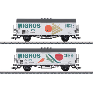 Marklin 46173 Set de 2 wagons frigorifiques  Tnoms 35 et Ths 42, DB, MIGROS Marklin Marklin_46173 - 1