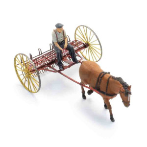 Artitec 387.609 Râteau à foin avec cheval + figurine Artitec Arti_387.609 - 2