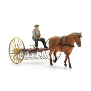 Artitec 387.609 Râteau à foin avec cheval + figurine Artitec Arti_387.609 - 4