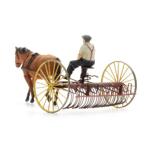 Artitec 387.609 Râteau à foin avec cheval + figurine Artitec Arti_387.609 - 5
