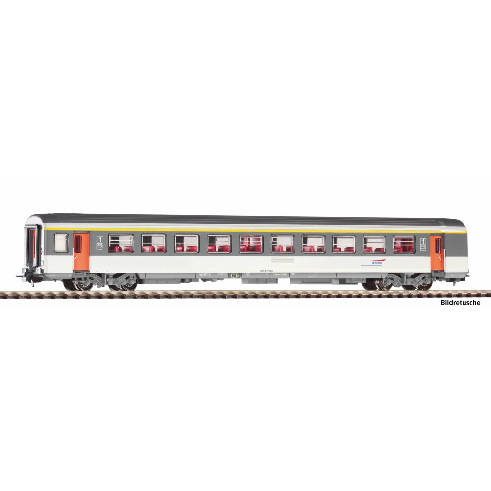 Piko 97138 Set 2 voitures voyageurs Corail, 1ère classe, logo casquette, SNCF Piko Piko_97138 - 1 Piko 97138 Set 2 voitures voyageurs Corail, 1ère classe, logo casquette, SNCF Piko Piko_97138 - 1