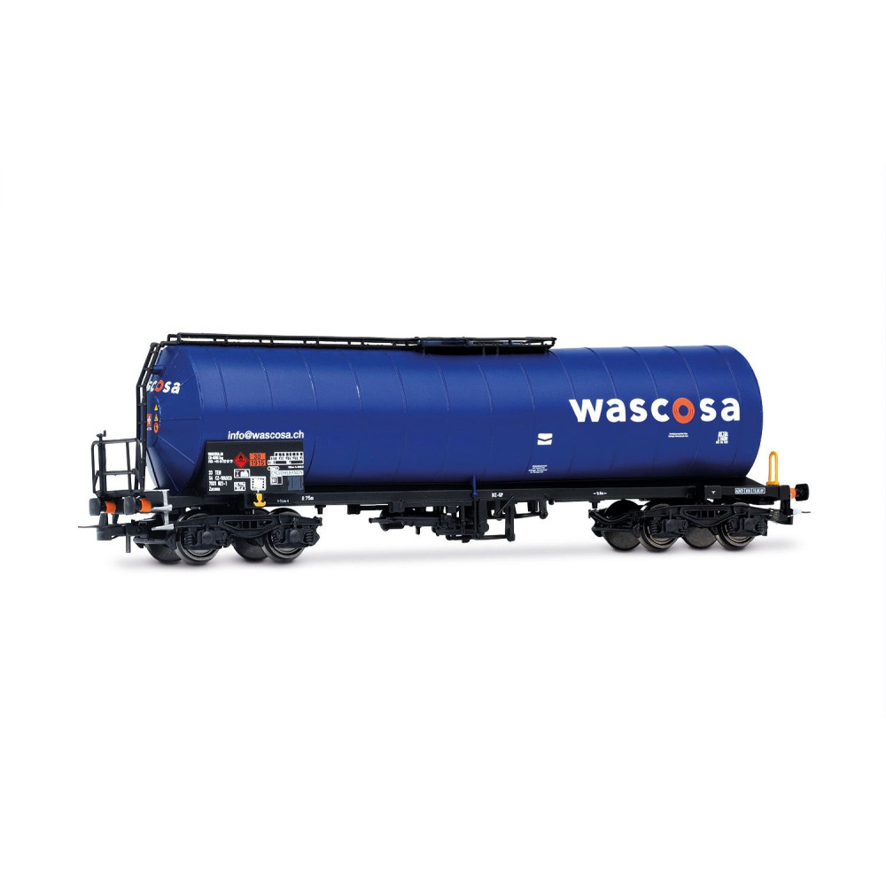 Rivarossi HR6666 Wagon citerne à bogies, livrés bleu, WASCOSA Rivarossi HR6666 - 1 Rivarossi HR6666 Wagon citerne à bogies, livrés bleu, WASCOSA Rivarossi HR6666 - 1