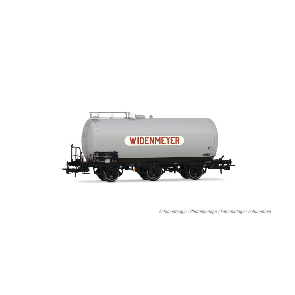 Rivarossi HR6672 Wagon citerne à 3 essieux, transport fioul domestique, WIDENMEYER Rivarossi HR6672 - 1 Rivarossi HR6672 Wagon citerne à 3 essieux, transport fioul domestique, WIDENMEYER Rivarossi HR6672 - 1