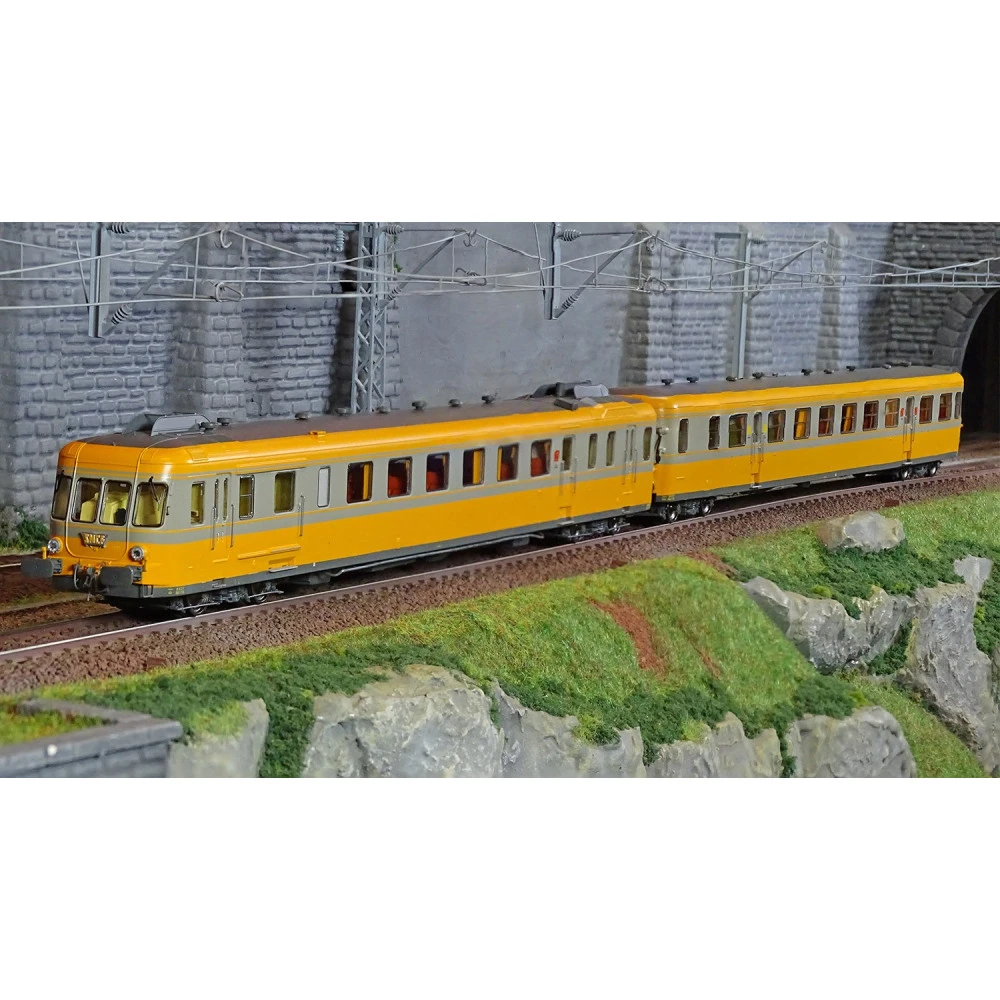 Ree Modeles MB175.S Autorail RGP 2 X 2706, orange et béton, SNCF, Bordeaux, digital sonore Ree Modeles MB-175.S - 1